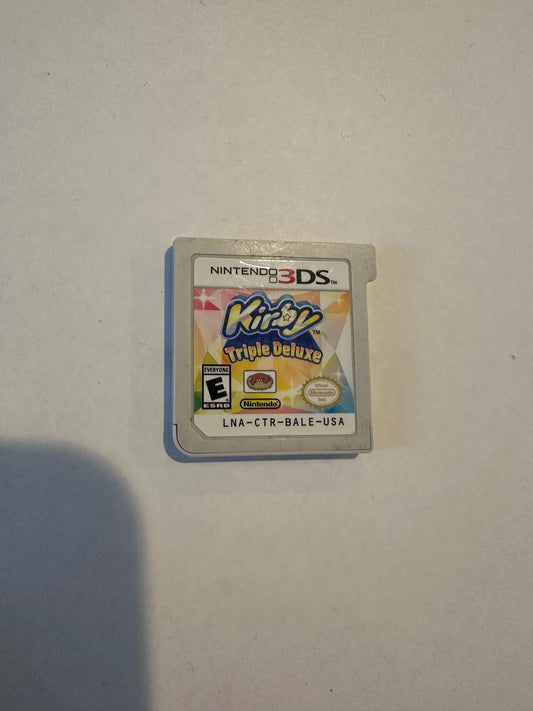 Kirby triple deluxe for 3ds. Cart only
