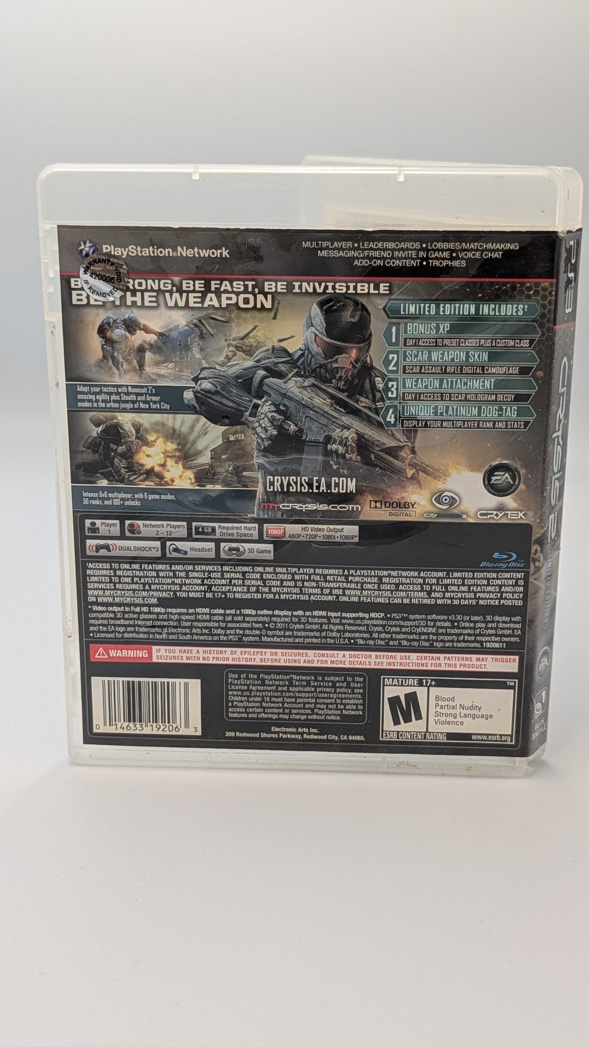 Crysis 2 Limited Edition