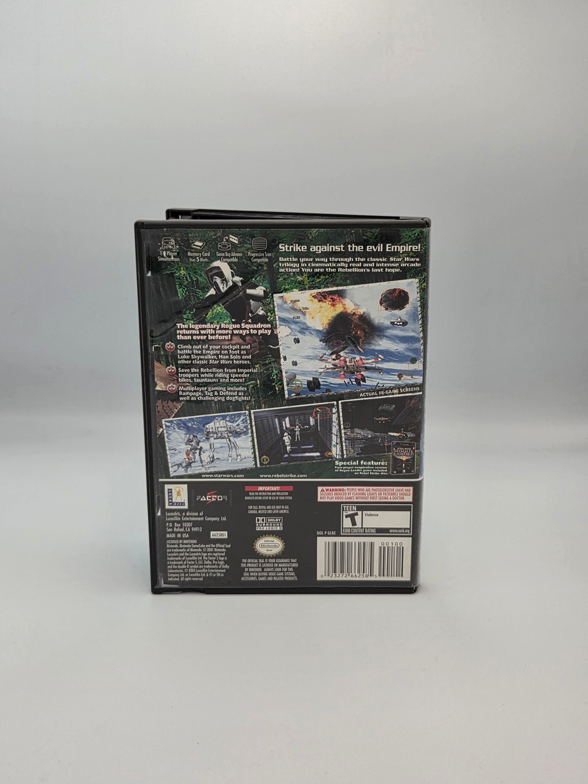 Star Wars Rebel Strike (No Manual)