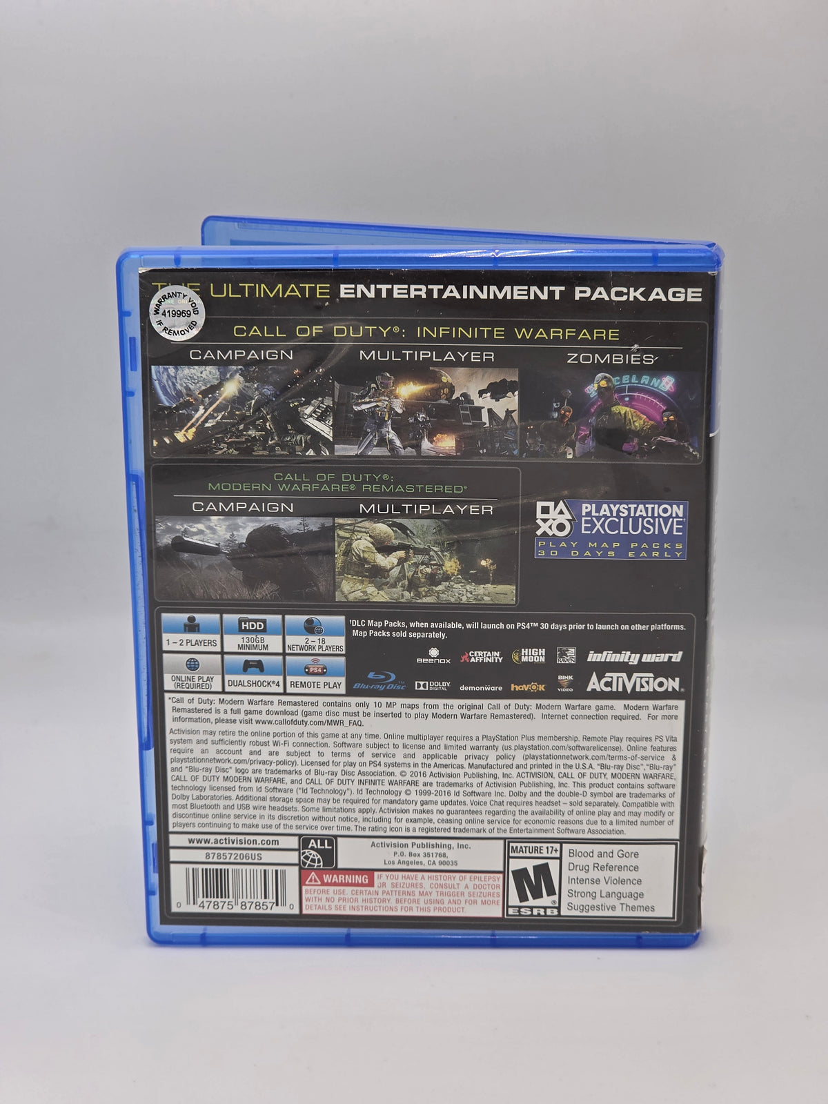 Call of Duty Infinite Warfare (No insert)