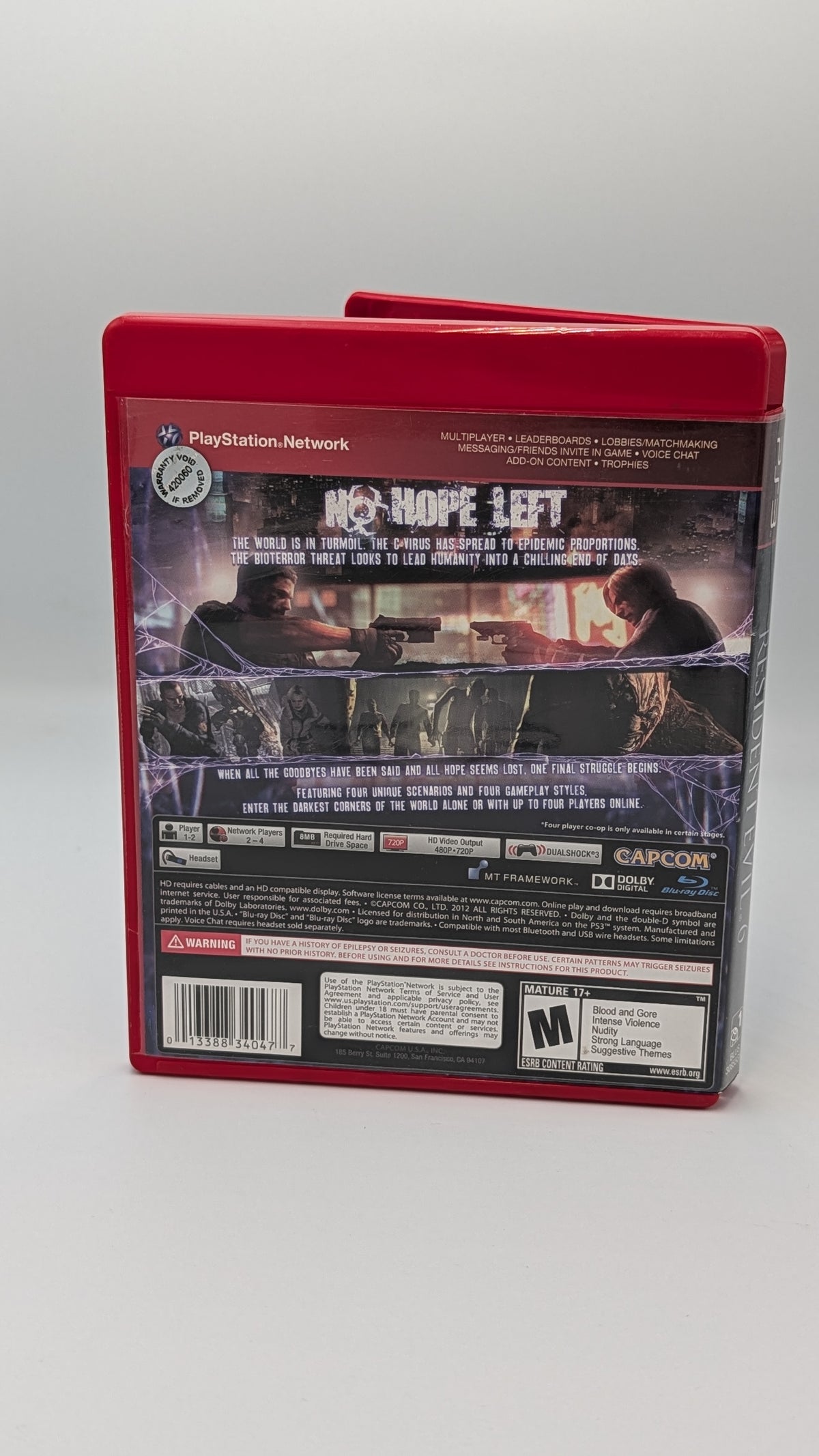 Resident Evil 6 (Greatest Hits)