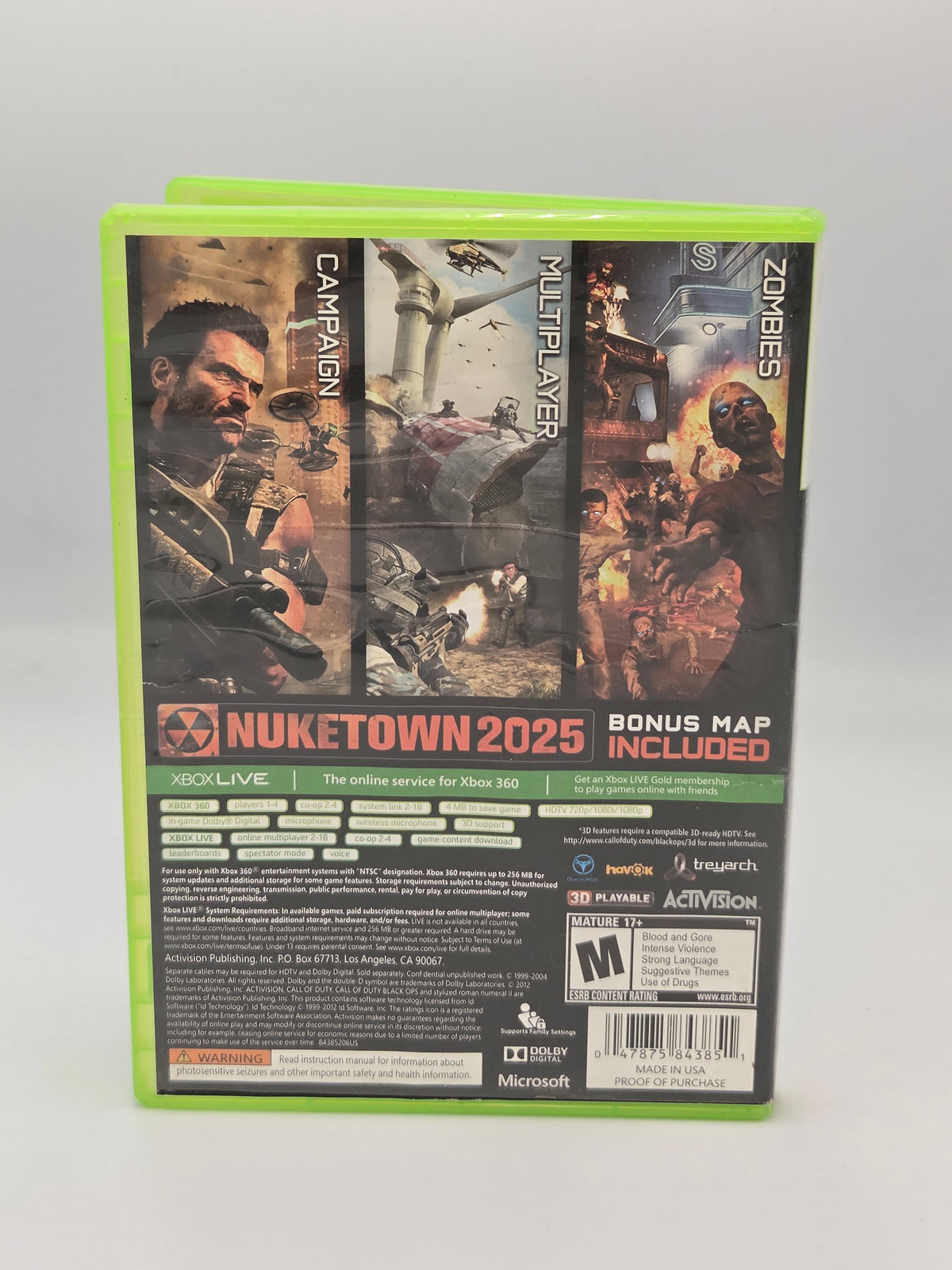 Call of Duty: Black Ops II (No Manual)